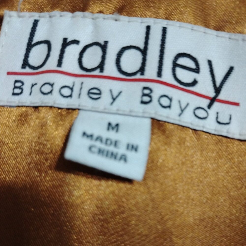 Bradley Bayou suede & leather dress coat               MED Like new - Picture 6 of 6